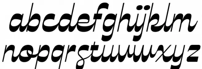 Celestine Bold Italic Caratteri MINUSCOLO