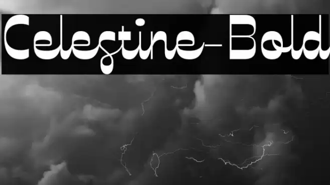 Celestine-Bold Font examples