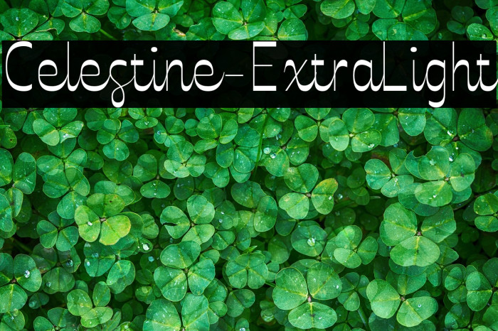 Celestine-ExtraLight Example 2