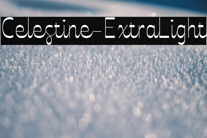 Celestine-ExtraLight Example 3
