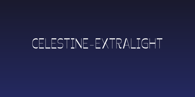 Celestine-ExtraLight Social Header