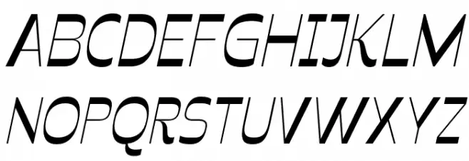 Celestine Italic 字体 大写