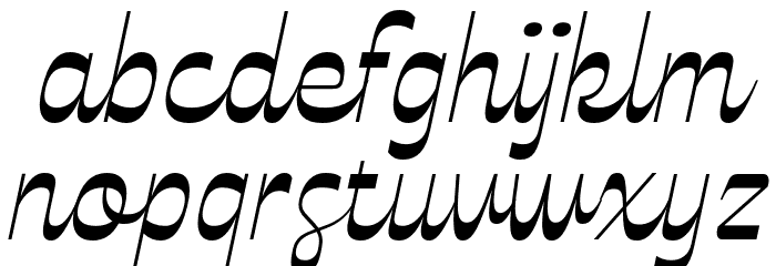 Celestine Italic Font LOWERCASE