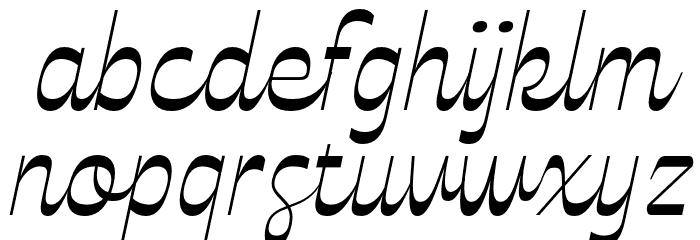 Celestine Light Italic Font LOWERCASE