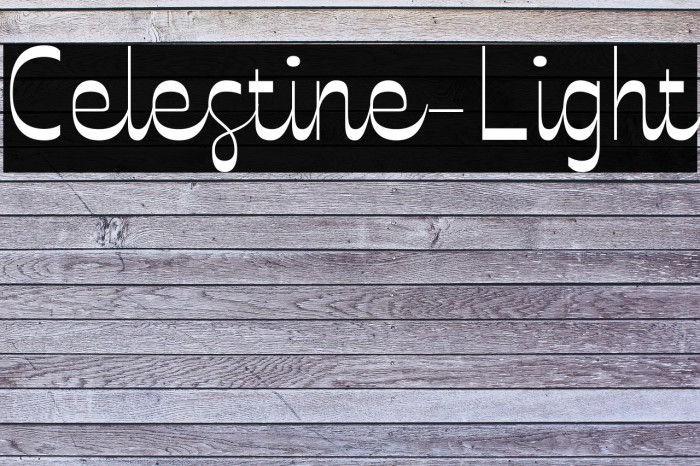 Celestine-Light Example 1