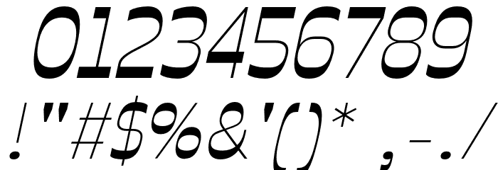Celestine Medium Italic Font OTHER CHARS