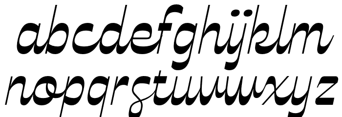 Celestine Medium Italic Font LOWERCASE