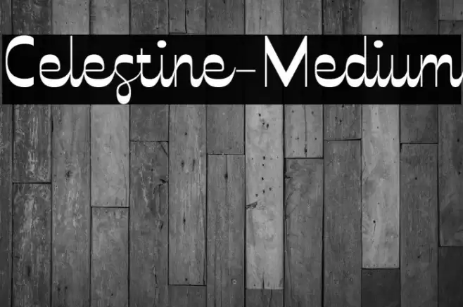 Celestine-Medium Font examples