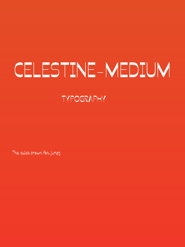 Celestine-Medium Poster