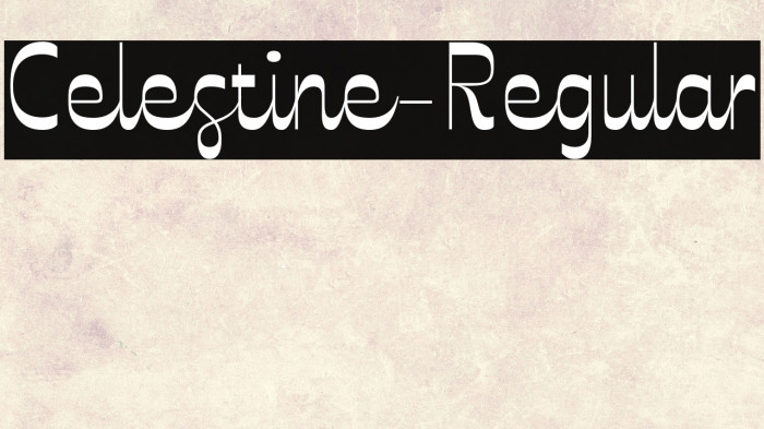 Celestine-Regular Example 1