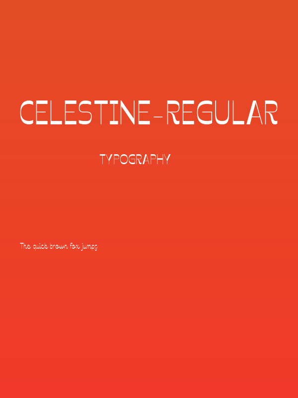 Celestine-Regular Poster