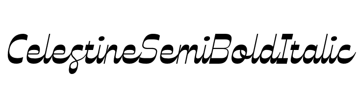 Celestine SemiBold Italic  Descarca Fonturi Gratis