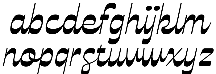 Celestine SemiBold Italic Font LOWERCASE