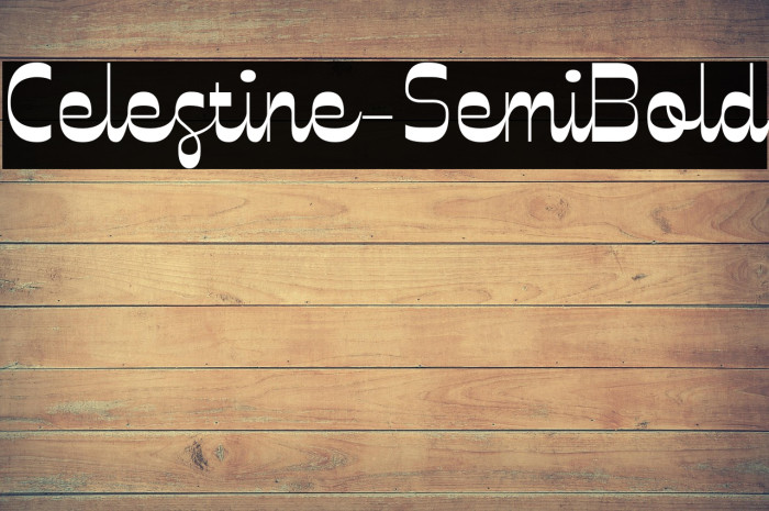 Celestine-SemiBold Example 1