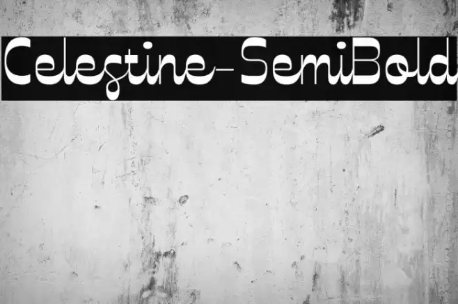 Celestine-SemiBold Font examples