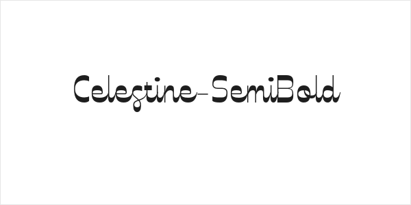 Celestine-SemiBold Logo