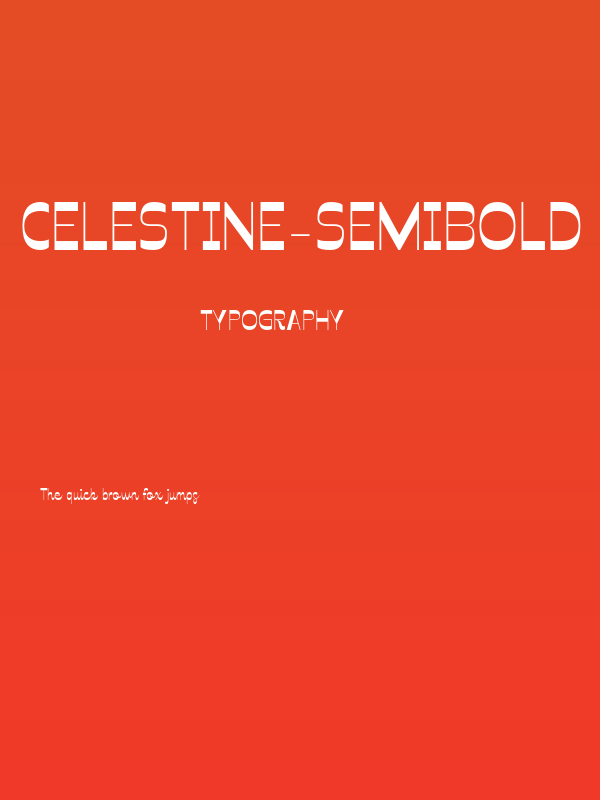 Celestine-SemiBold Poster