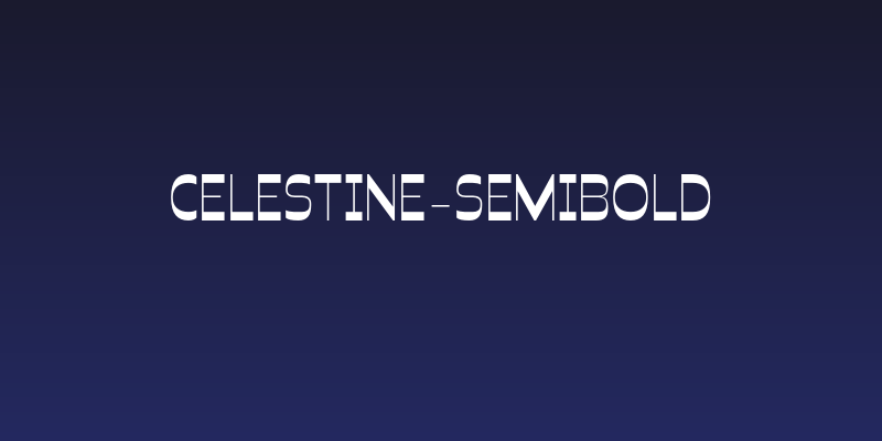 Celestine-SemiBold Social Header