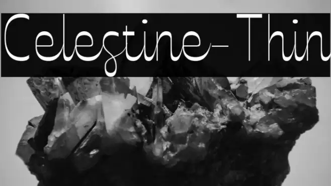 Celestine-Thin Font examples