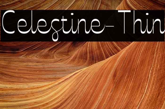 Celestine-Thin Example 2