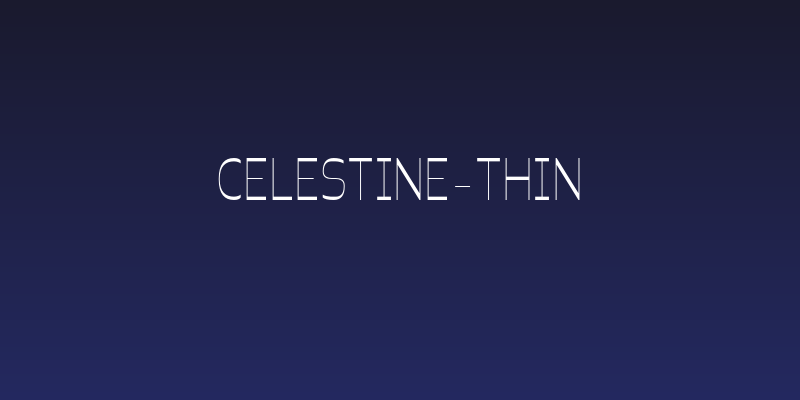 Celestine-Thin Social Header