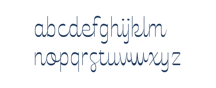 Celestine-Thin Lowercase