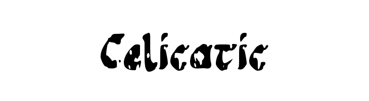 Celicatic  免费字体下载