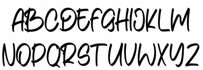 CelinaStephanie-Script フォント 大文字