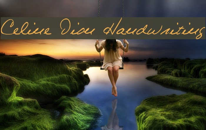 Celine Dion Handwriting Example 1