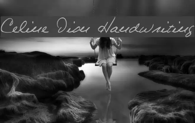 Celine Dion Handwriting Font examples