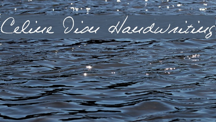 Celine Dion Handwriting Example 2