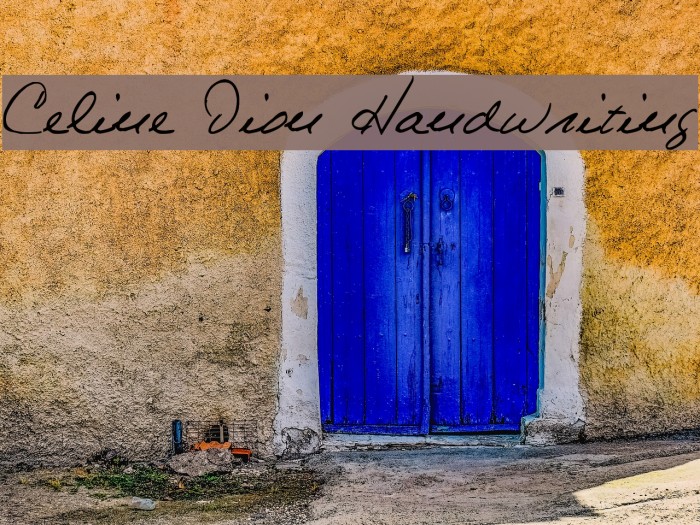 Celine Dion Handwriting Example 3