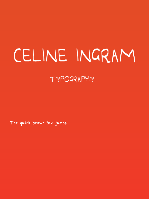 Celine Ingram Poster