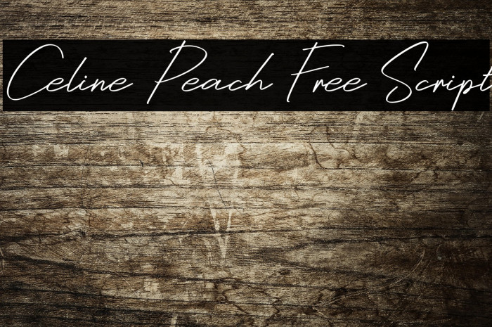 Celine Peach Free Script Example 3