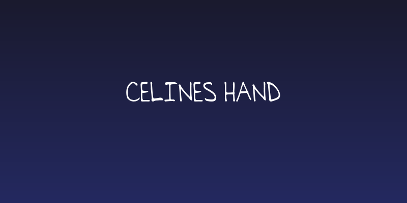 Celines Hand Social Header