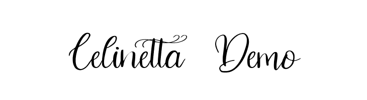Celinetta - Demo  Frei Schriftart Herunterladen