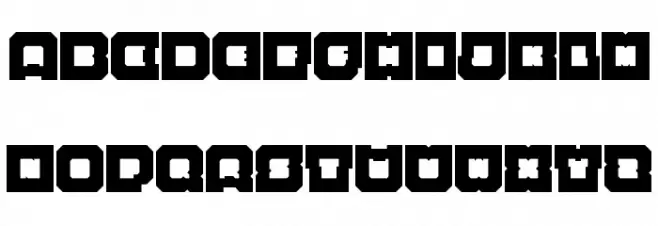 Cell Bloch Regular フォント 大文字