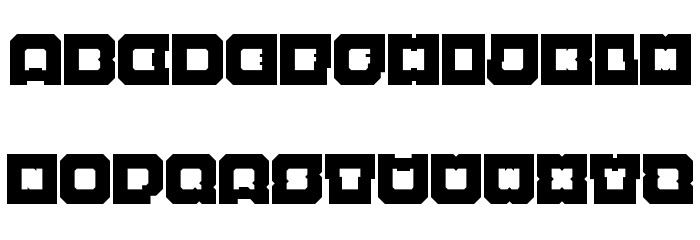 Cell Bloch Regular Font LOWERCASE