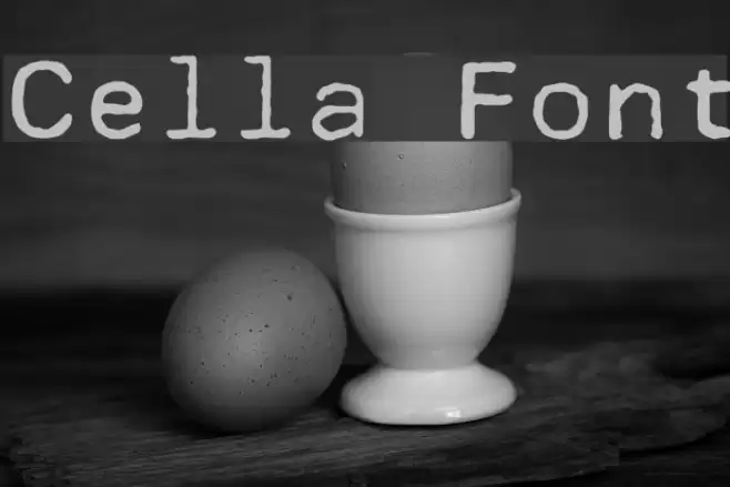 Cella Font examples