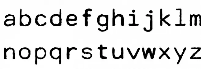 Cella Font LOWERCASE
