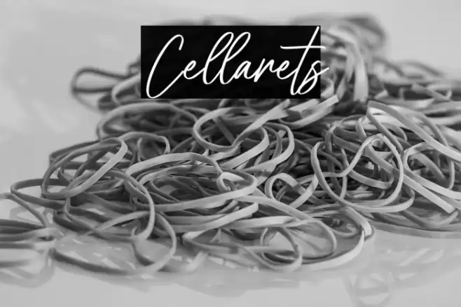 Cellarets Font examples