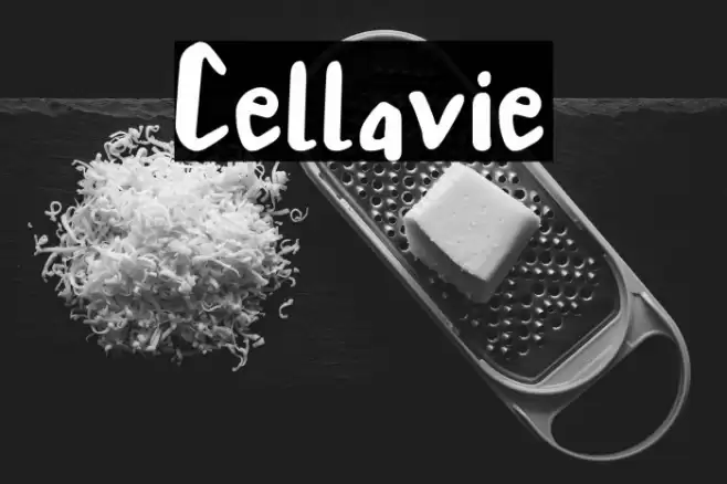 Cellavie Font examples