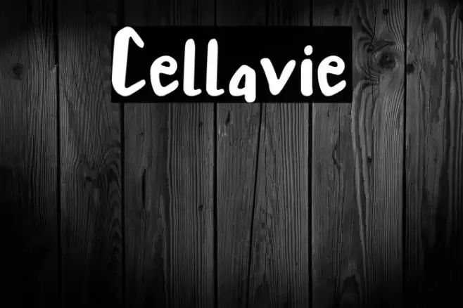 Cellavie Font examples