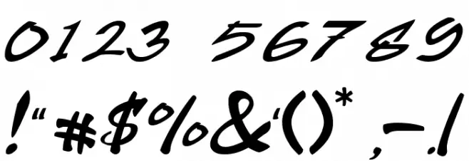 Cellest Font OTHER CHARS