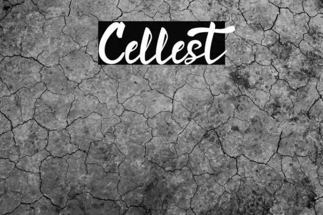 Cellest Font examples