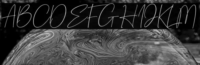 Cellestial Font examples