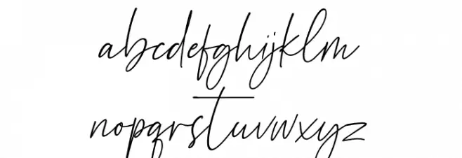 Cellestial Font LOWERCASE