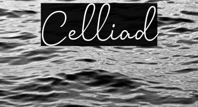 Celliad Font examples