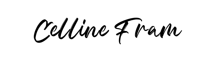 Celline Fram  Скачать бесплатные шрифты