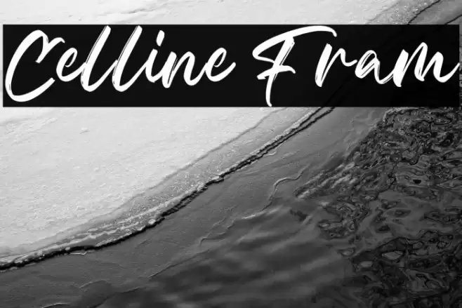 Celline Fram Font examples